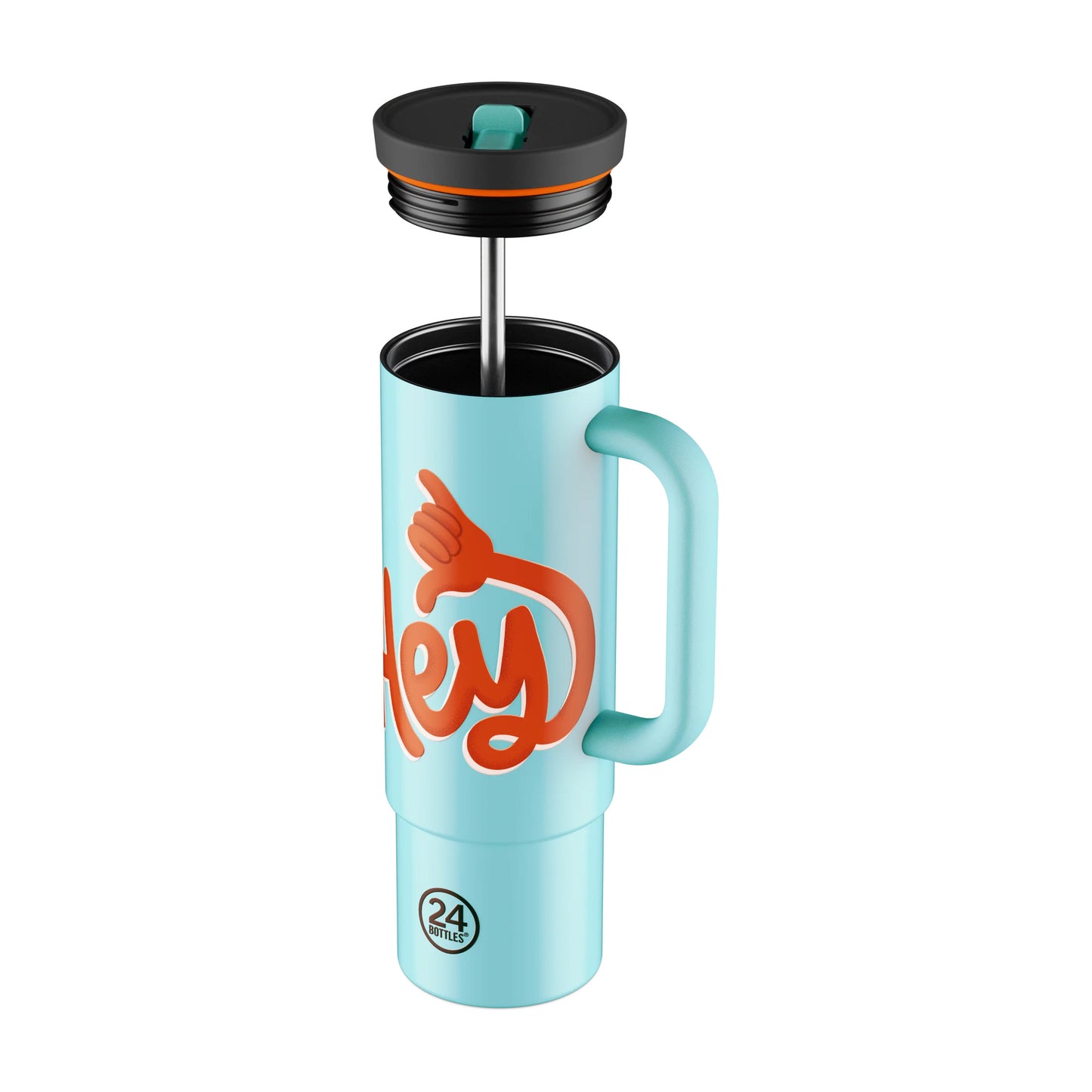 Straw Cup 800 Hey! Blue 24bottles