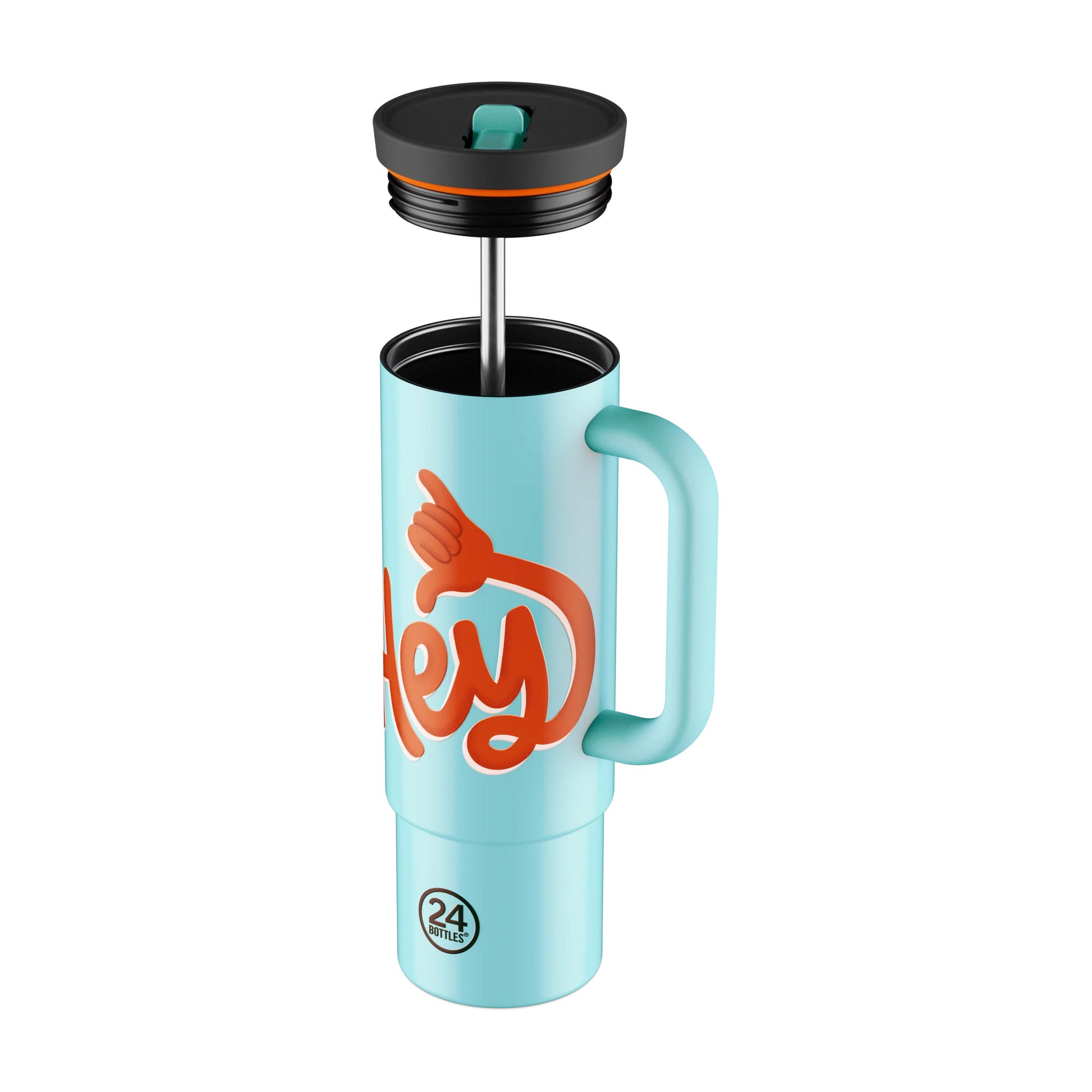 Straw Cup 800 Hey! Blue 24bottles