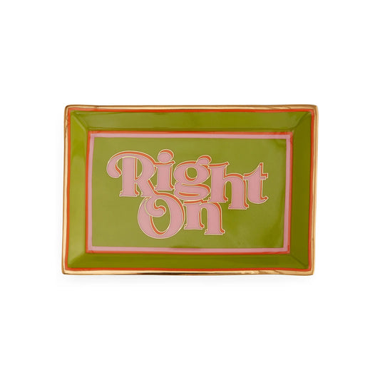 Right On Rectangle Tray Jonathan Adler