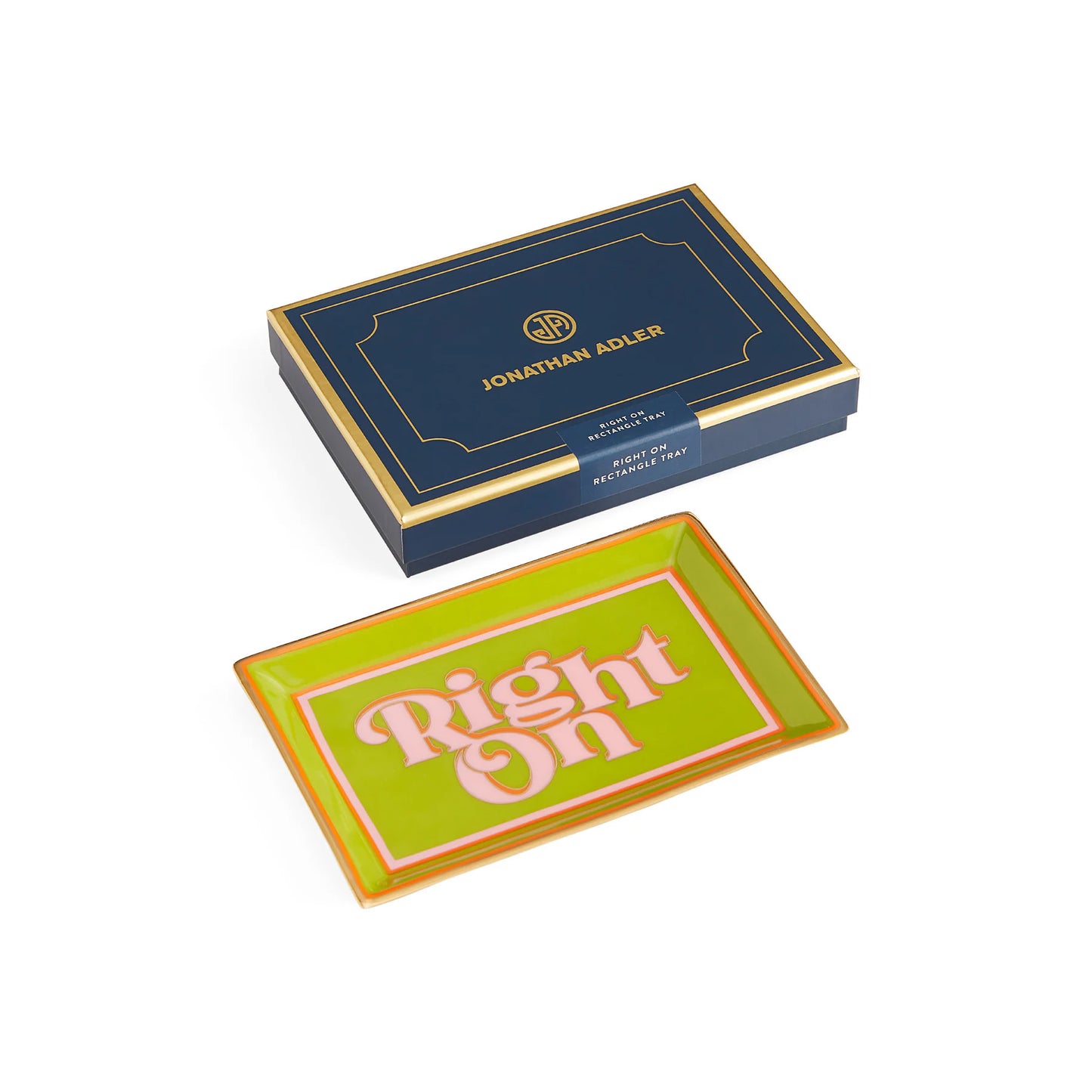 Right On Rectangle Tray Jonathan Adler