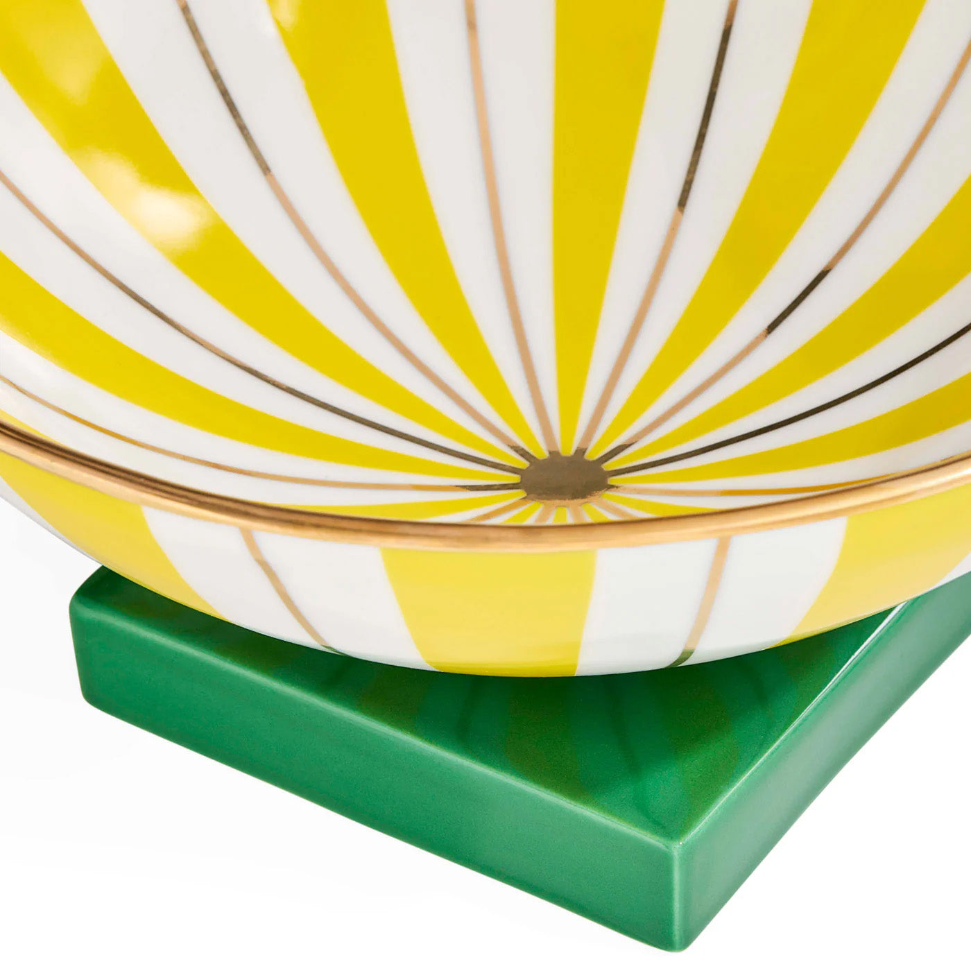 Portofino Bowl - Yellow/ Green Jonathan Adler