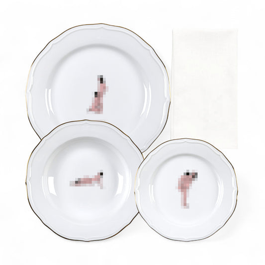 Set 3 Piatti Seikantai5271 Suspended Seletti