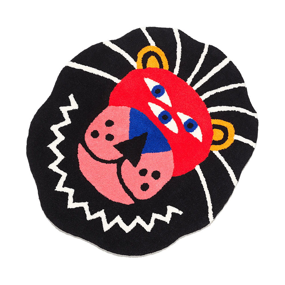 Tappeto Oggian Leo Qeeboo