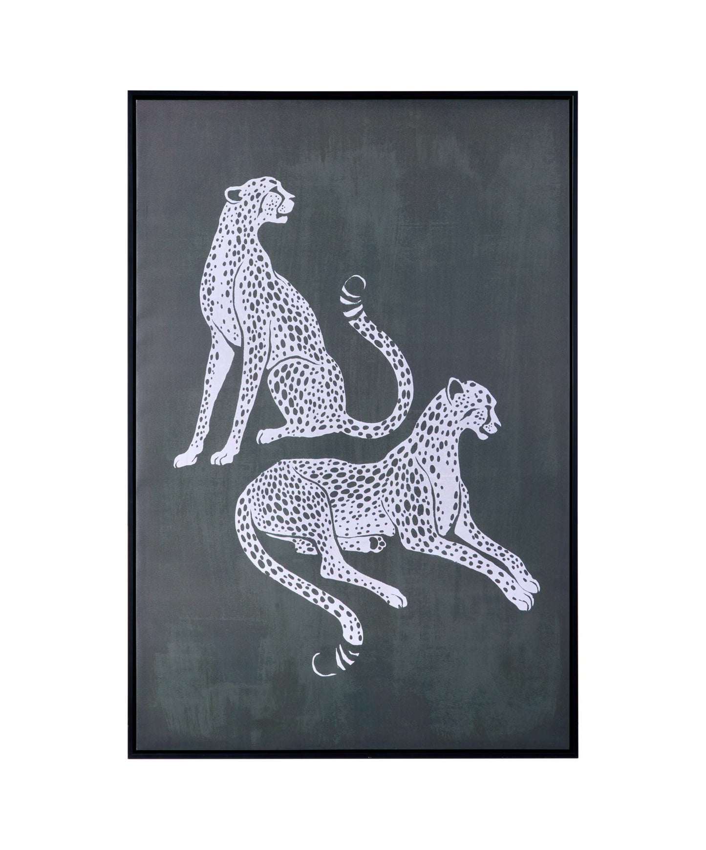 Quadro 80x120 con cornice giaguari