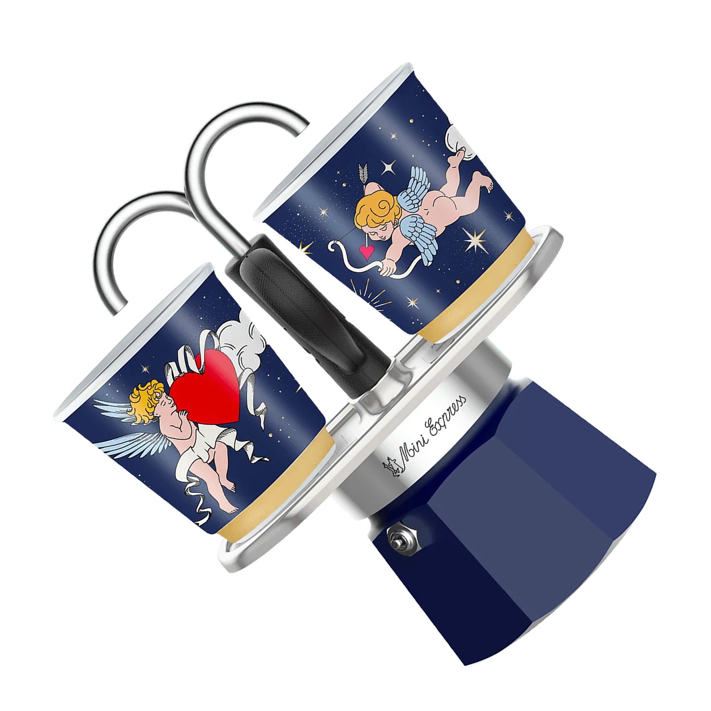 Set Mini Express Blu Cupido Bialetti Exclusive