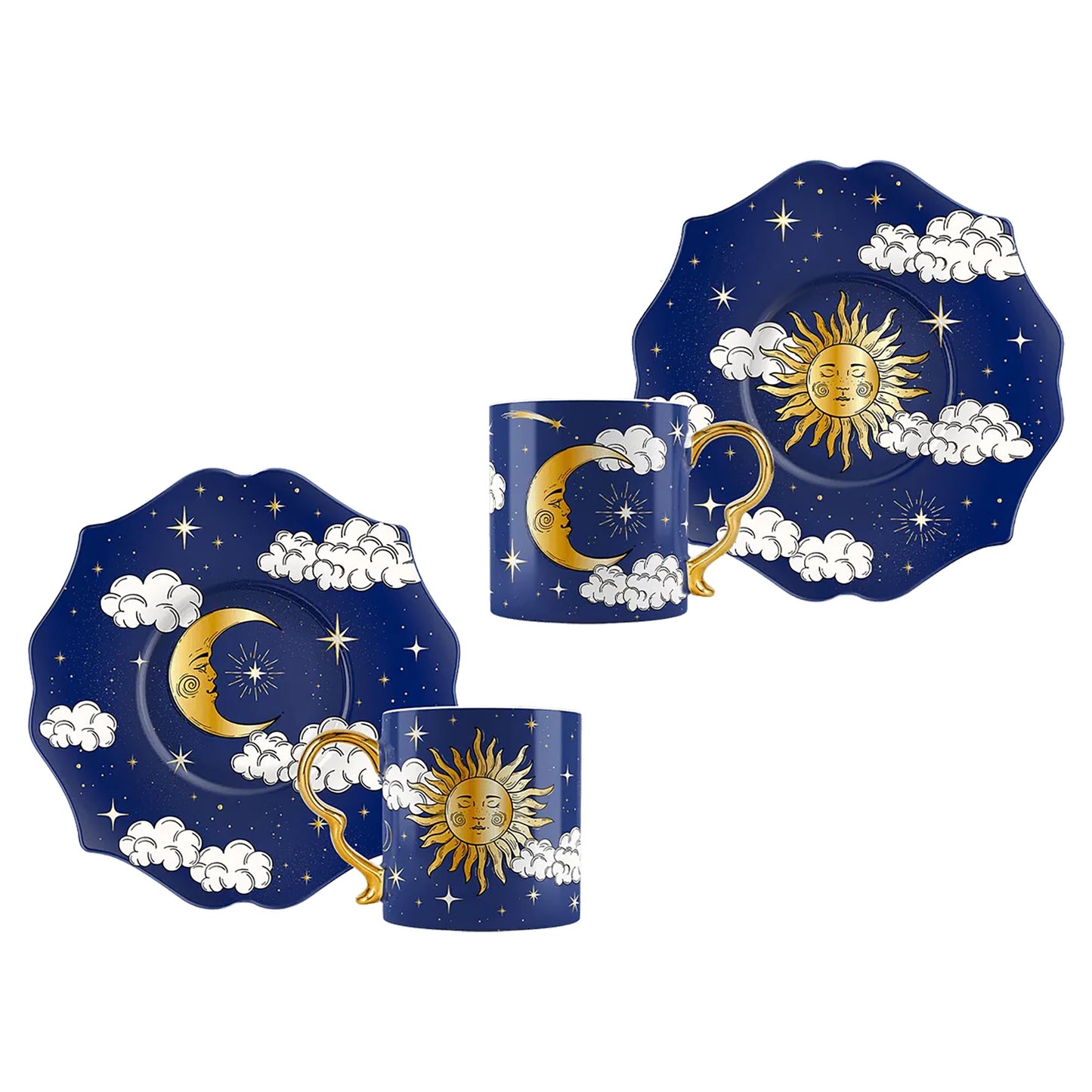 Set 2 tazzine sole e luna - Cielo Stellato Bialetti Exclusive