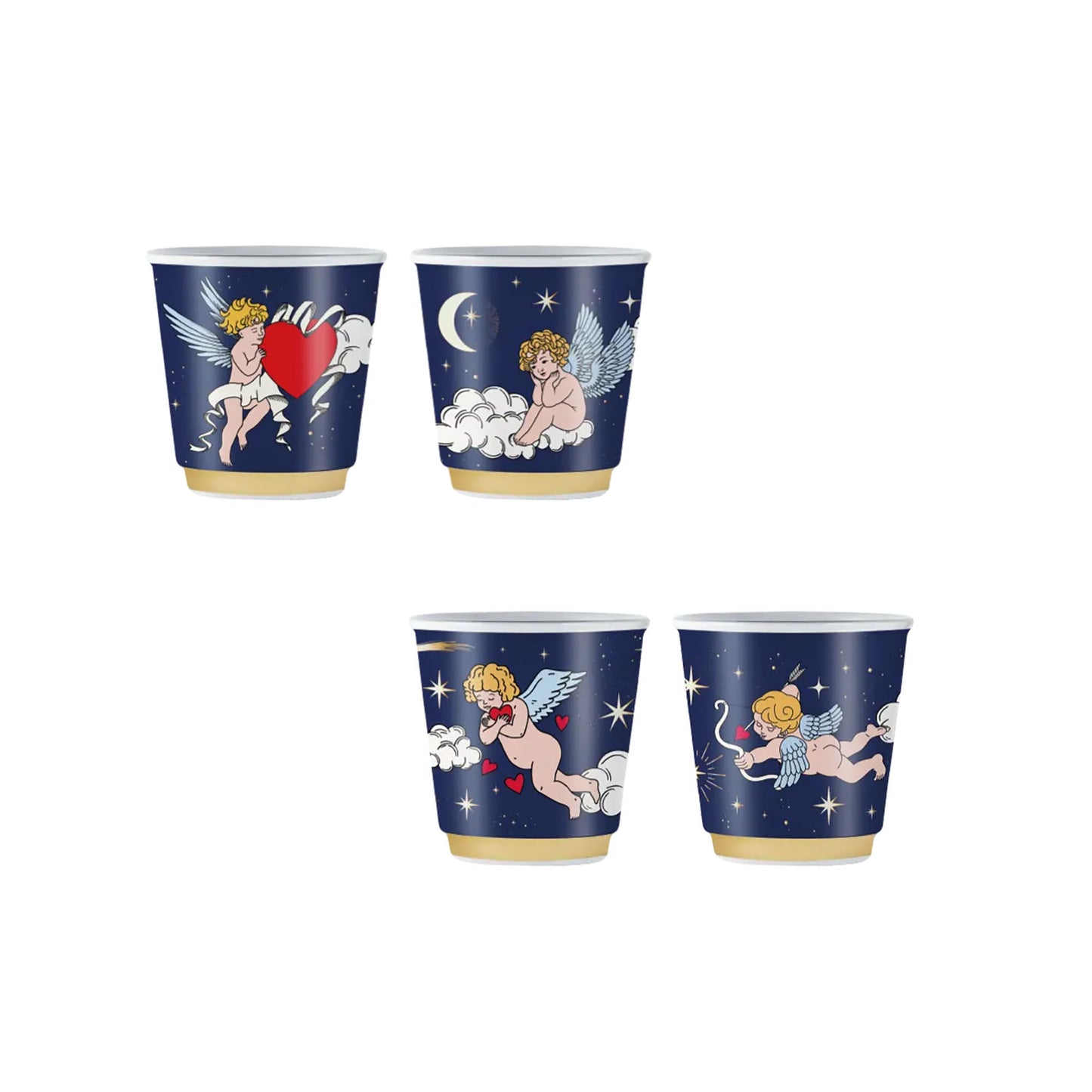 Set 4 Bicchierini Angeli Bialetti Exclusive