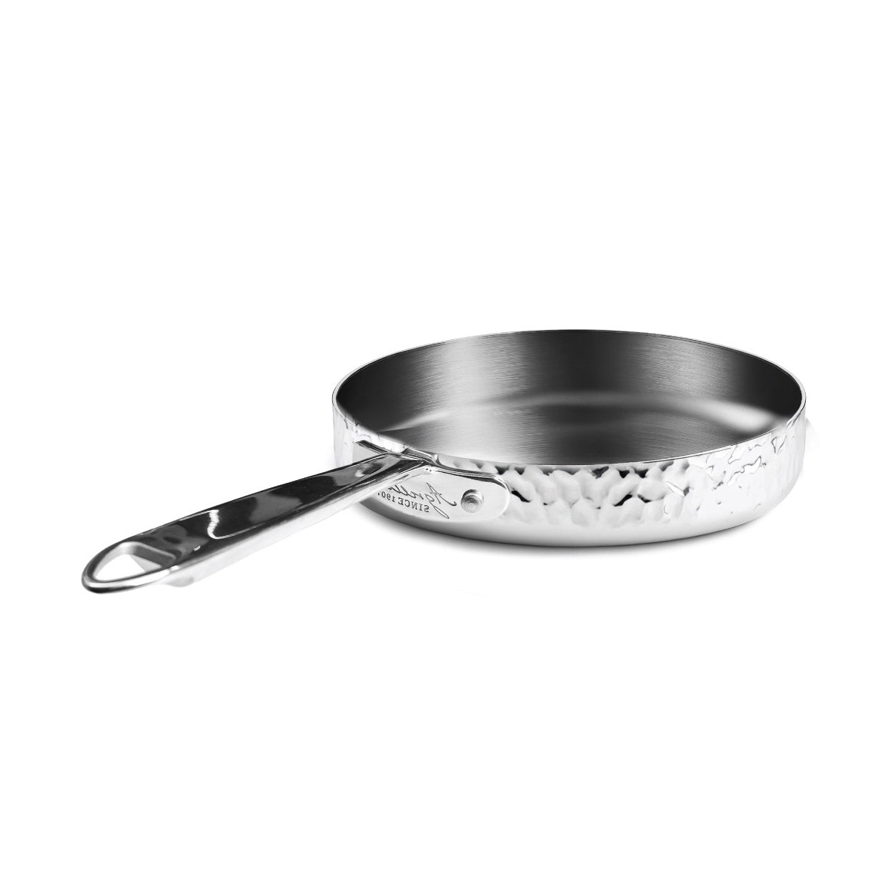 Padella Aluinox Martellato 3Ply 1/Manico 1907 Cm 24 Pentole Agnelli