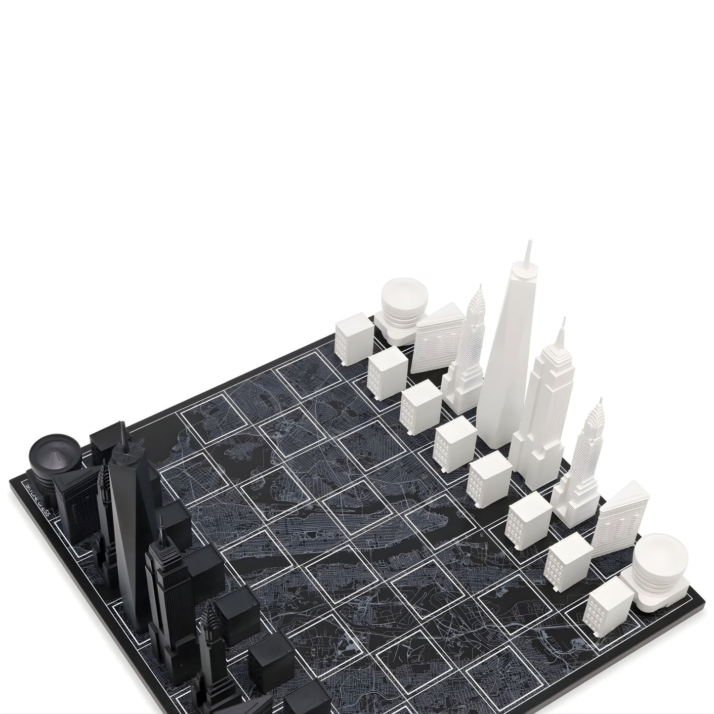 Scacchiera New York Edition (with New York Map Board) Skyline Chess