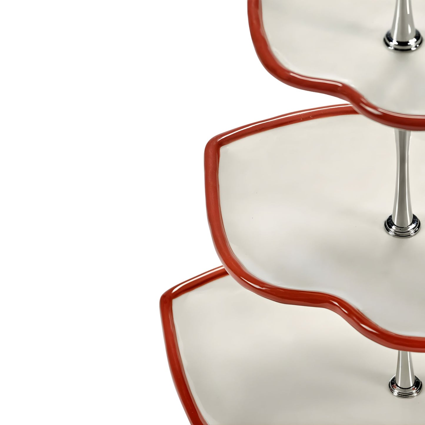 Alzata per dolci a tre piani Les Objets Mouleversants Serax