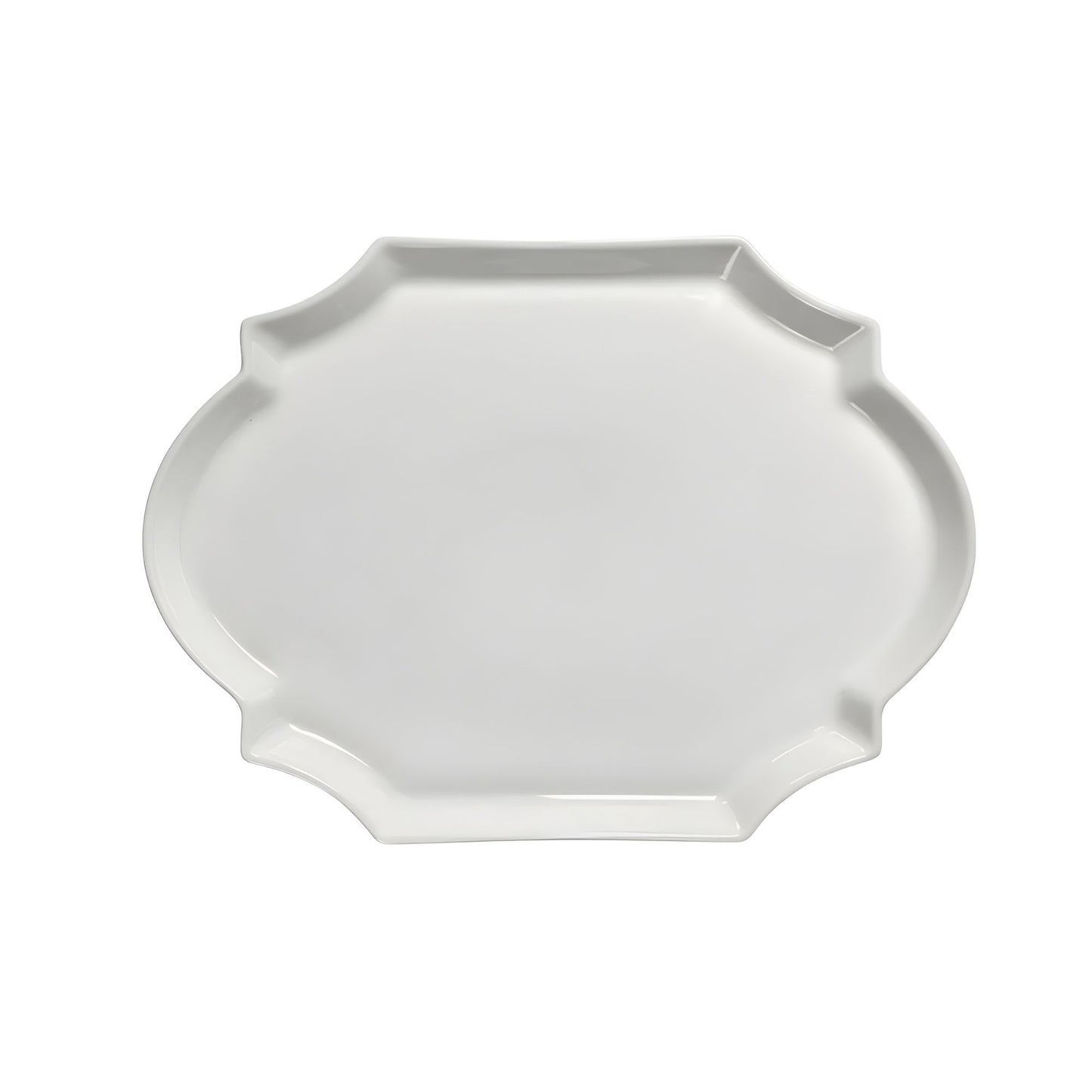 Piatto da portata ovale bianco Perle Fine Les Objets MouleversantS Serax