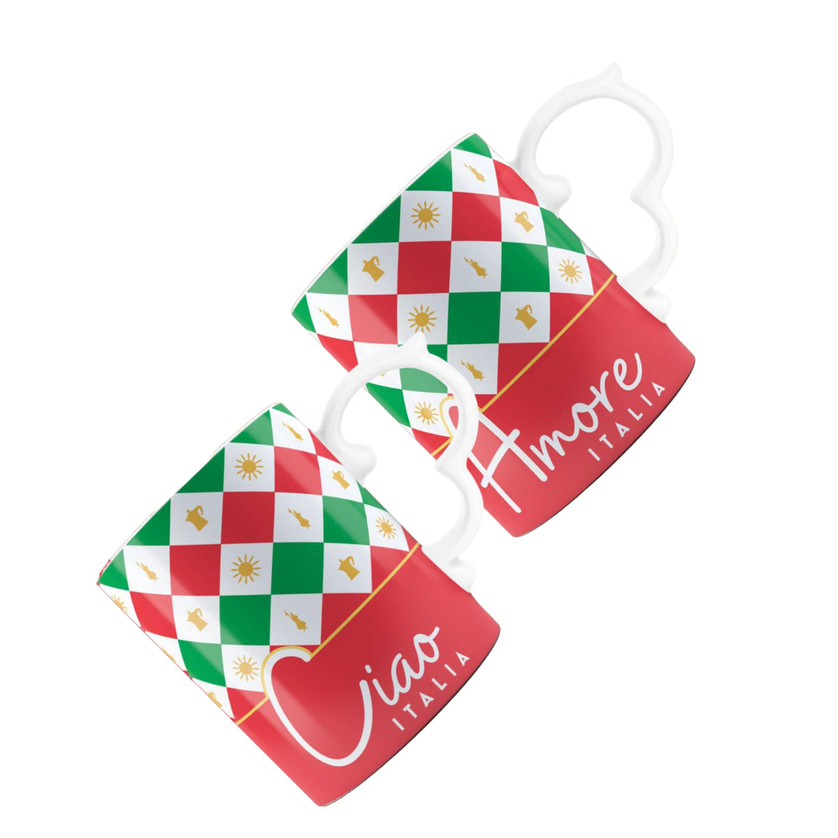 Set 2 Mug Tricolore Bialetti Exclusive