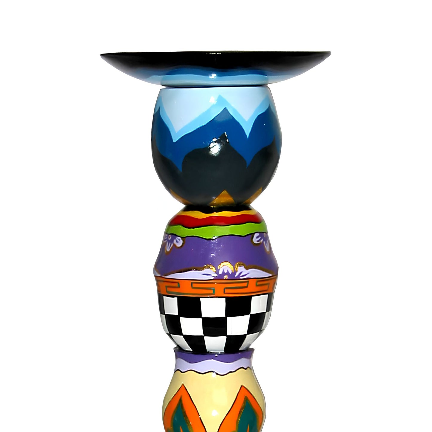 Candeliere dipinto a mano 44 cm Tom`s Drag