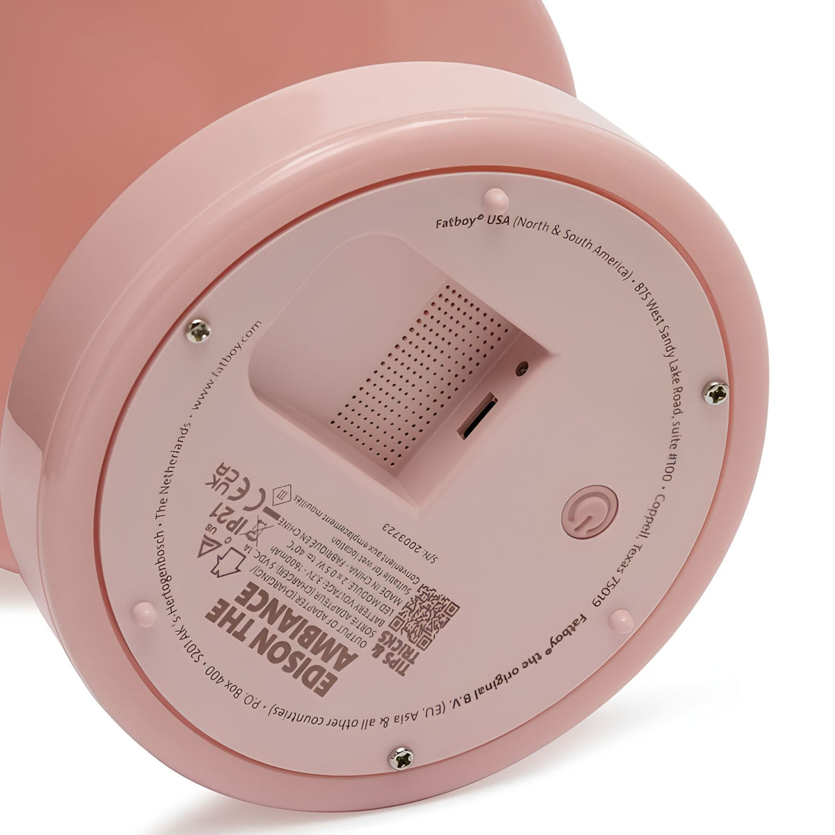 Edison the Ambiance soft pink Fatboy