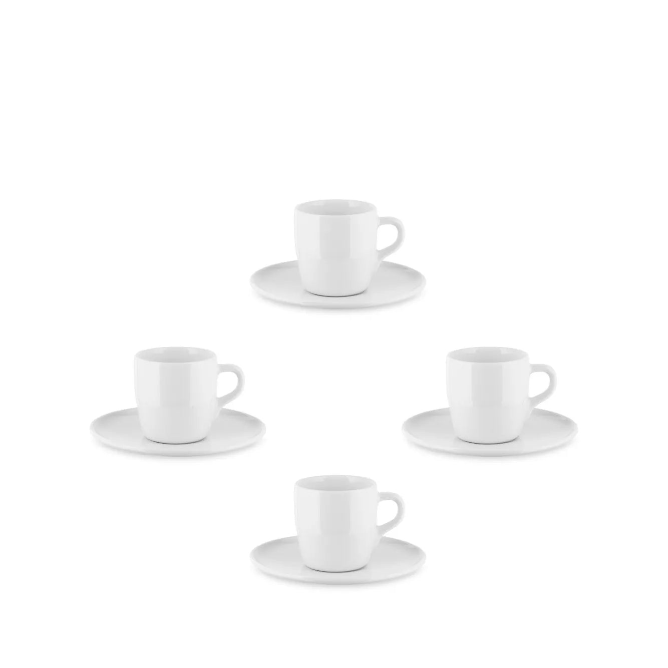 Set 4 tazze con piattini Itsumo