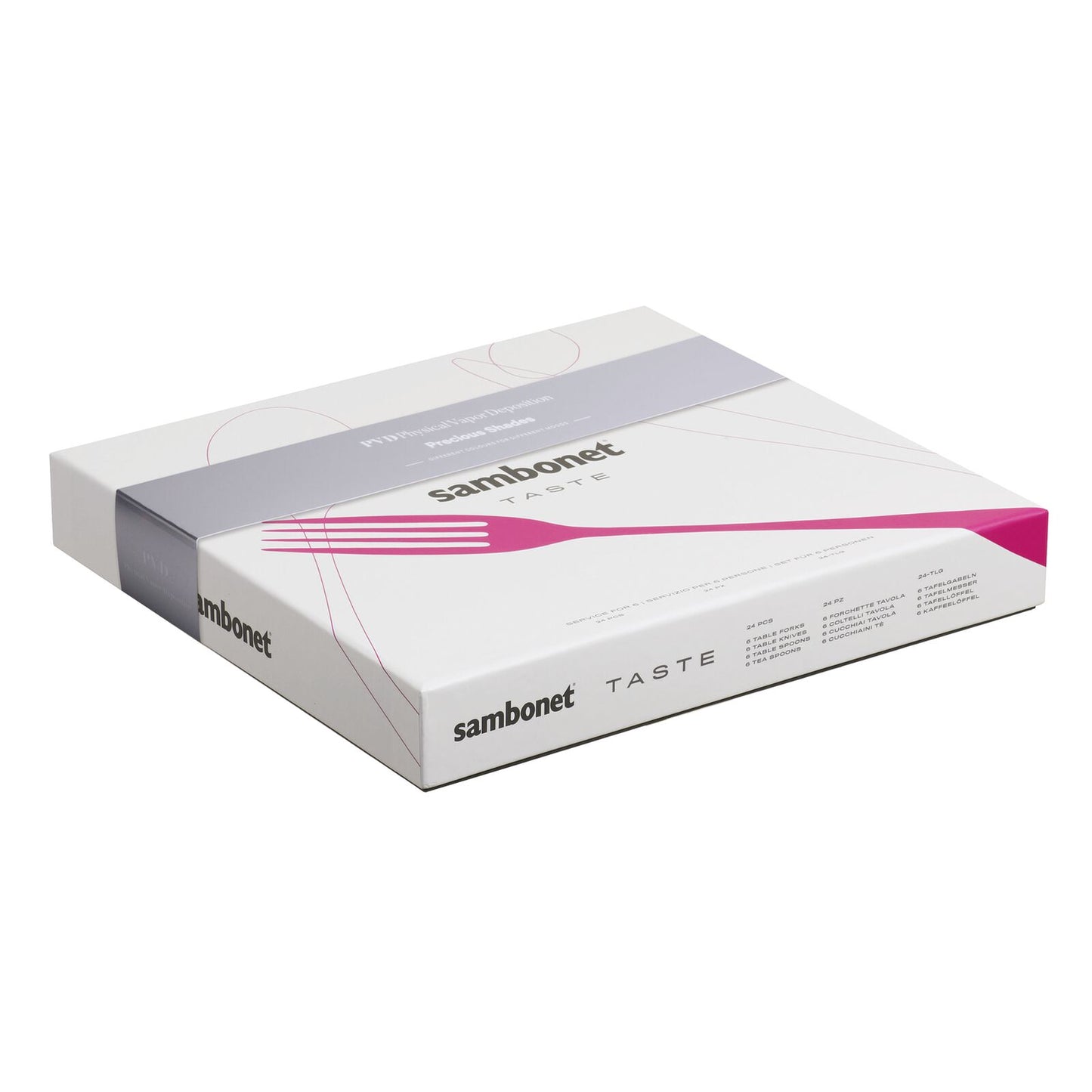 Servizio Tavola 24 Posate Taste PVD Gold