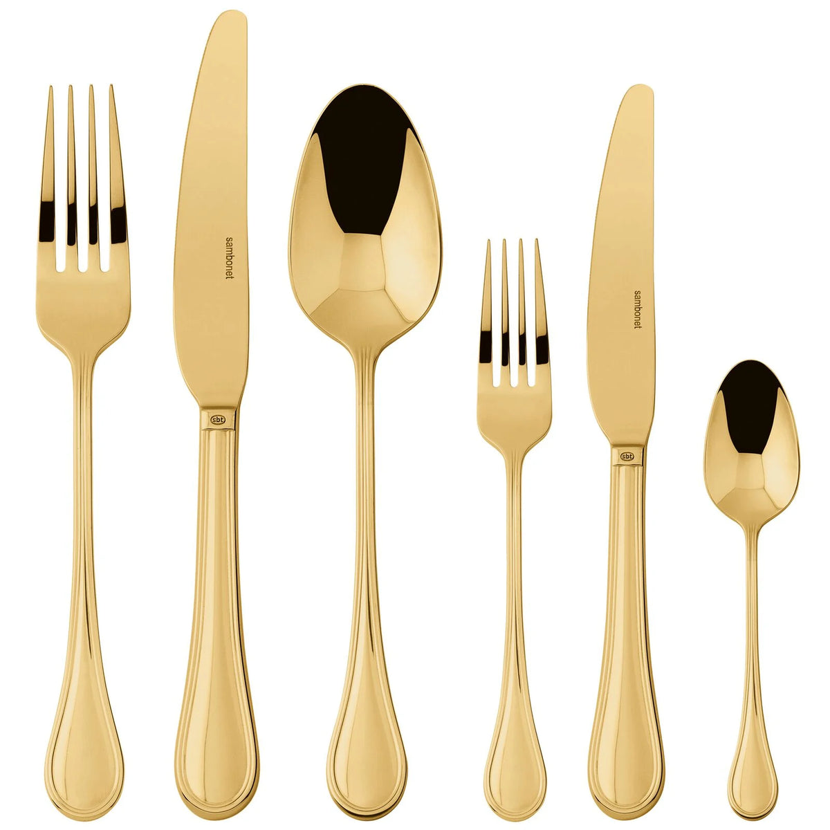 Servizio Tavola 36 Posate Royal PVD Gold