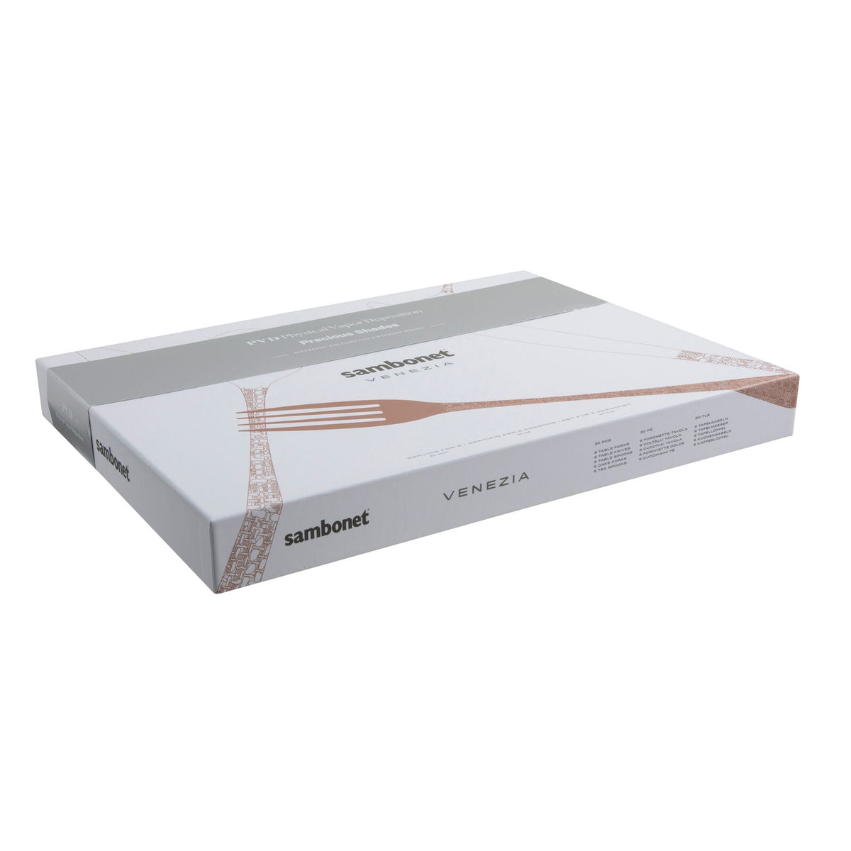 Venezia Servizio tavola 30 posate Mirror Copper