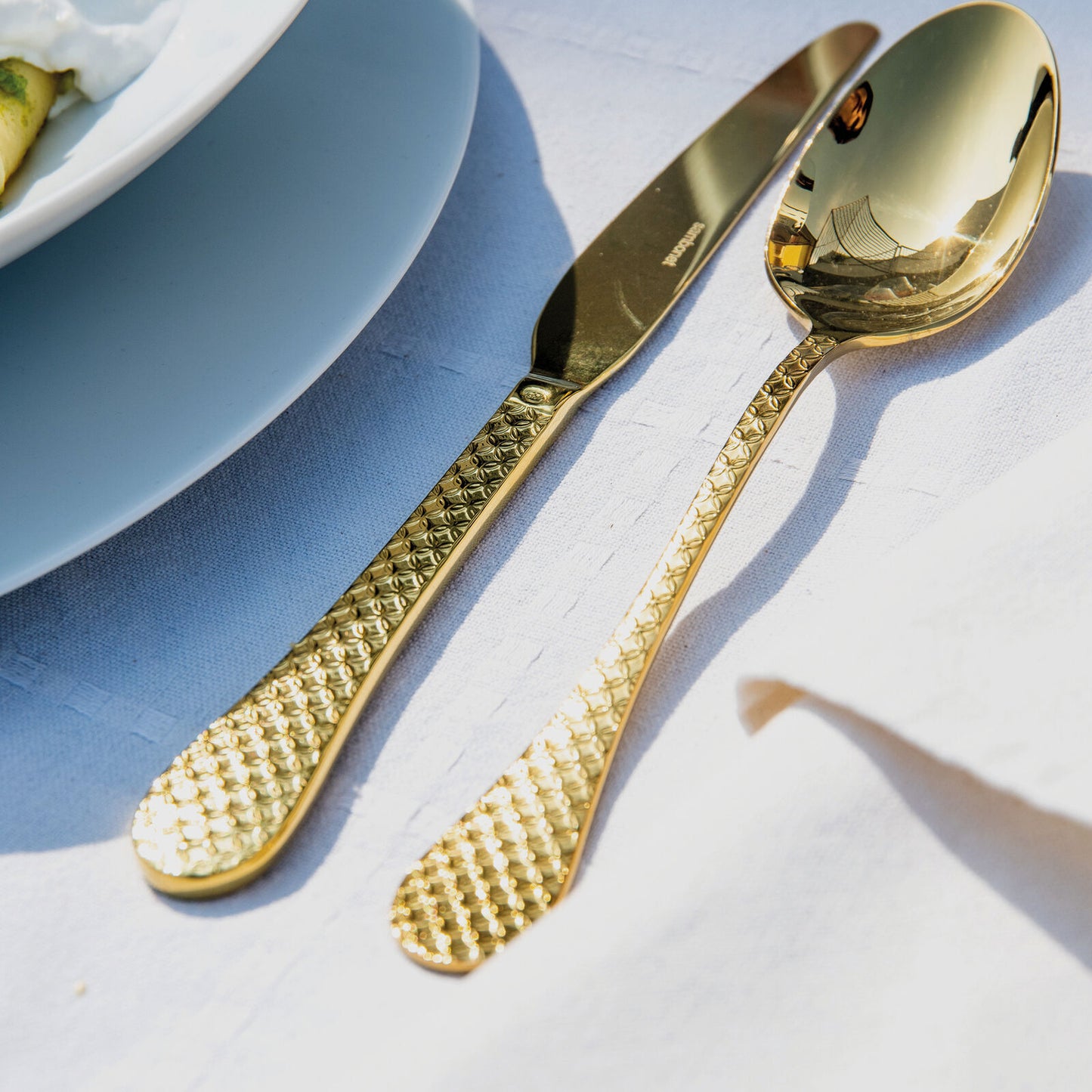 Taormina Servizio tavola 30 posate Mirror PVD Gold