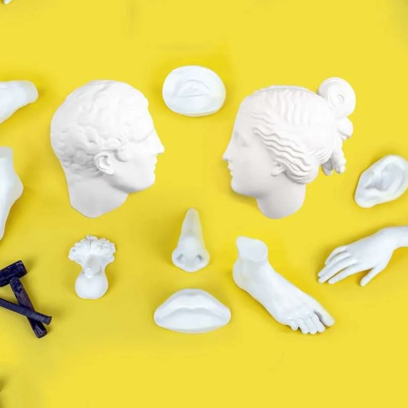 Testa uomo discobolo memorabilia museum