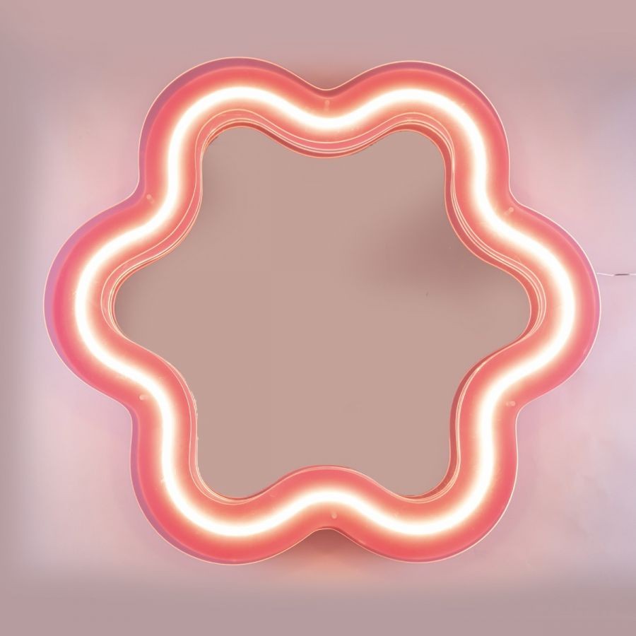 Specchio luminoso tiny flower supercurve