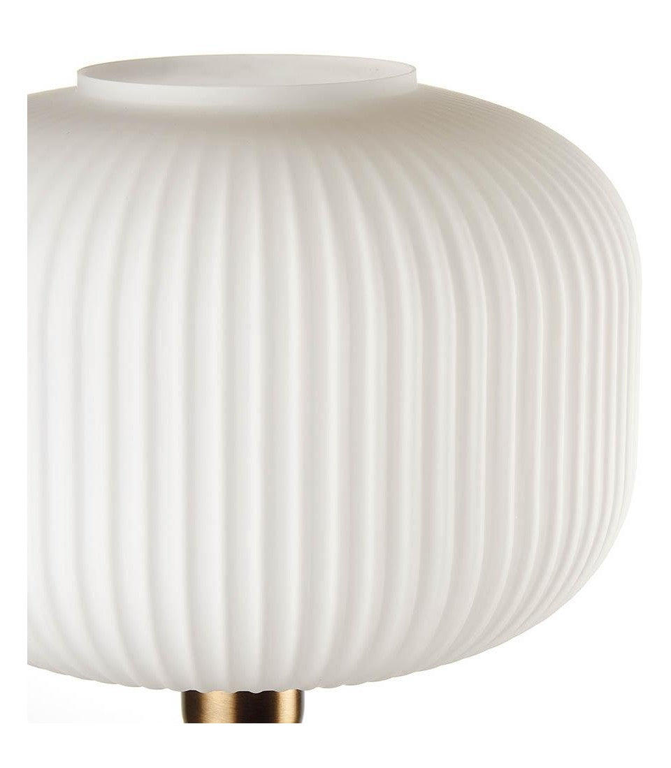 Lampada da tavolo con base in marmo oro