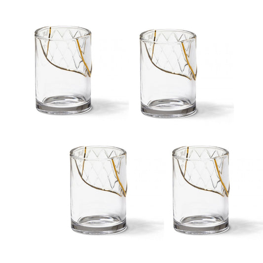 Set 4 Bicchieri Kintsugi -N`2 Seletti