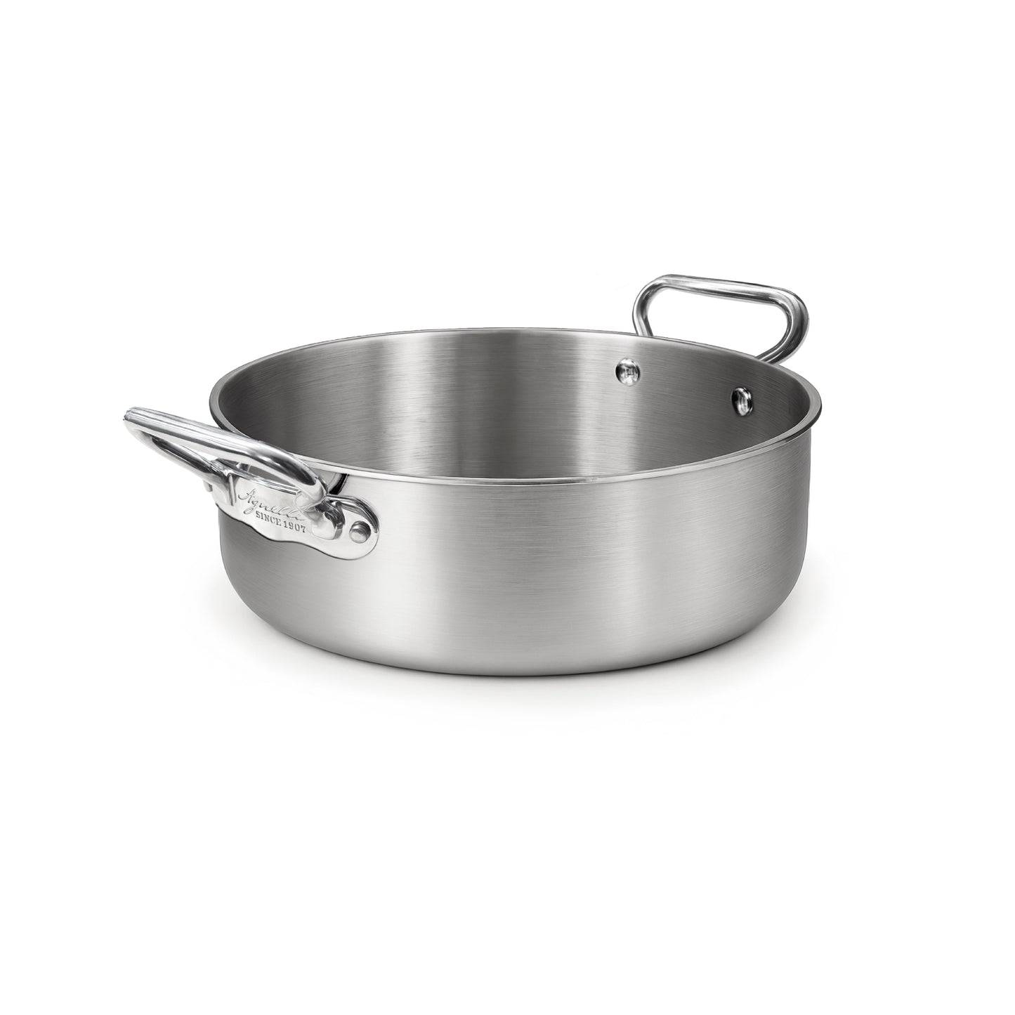 Casseruola bassa aluinox 2/m cm 16 Pentole Agnelli