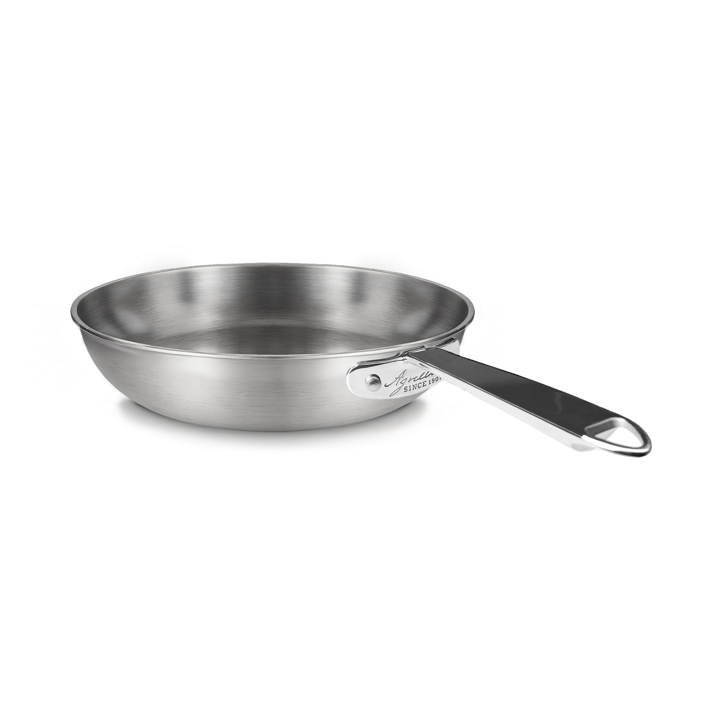 Padella svasata alta aluinox 1/m tubolare cm 28 Pentole Agnelli