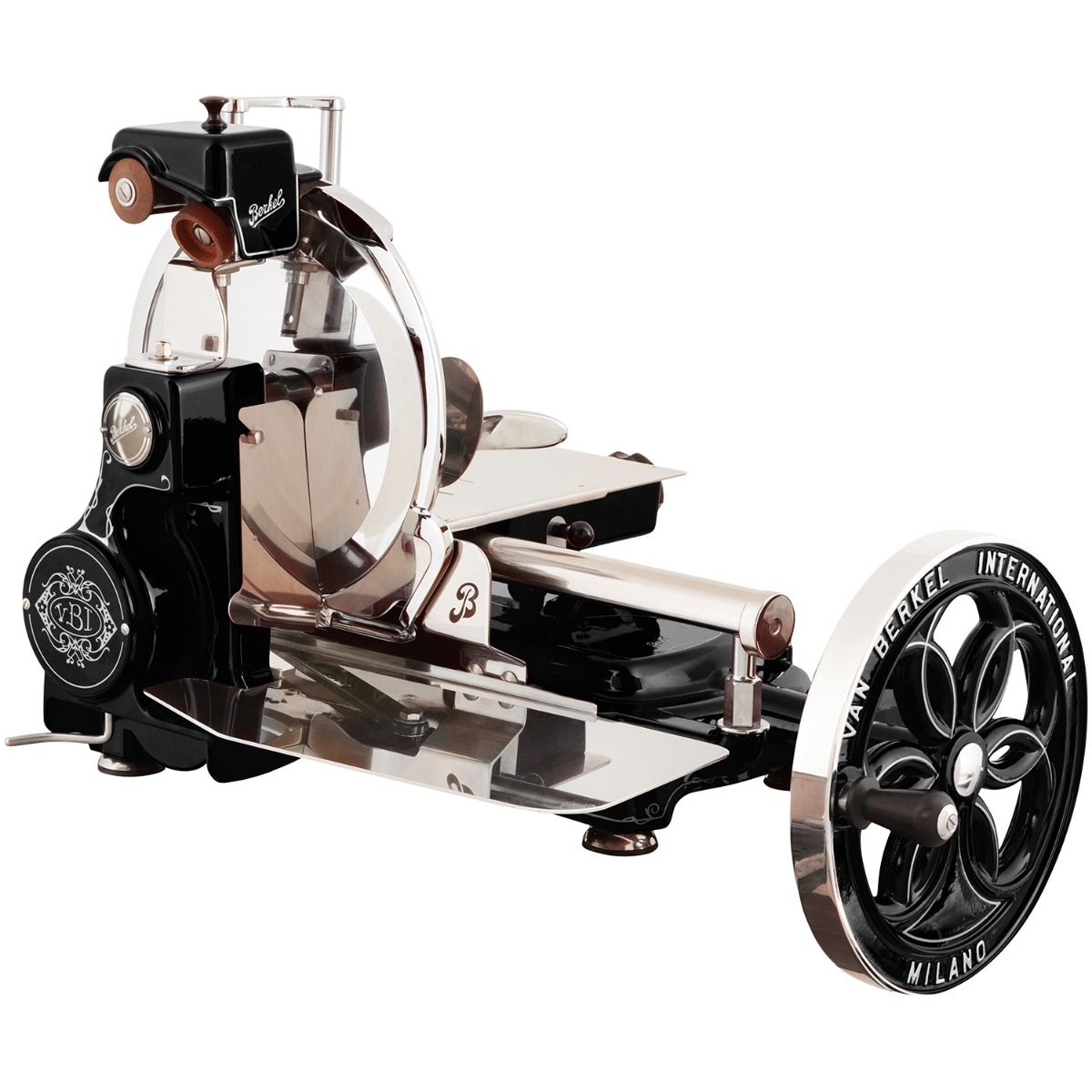 Affettatrice manuale a volano B114 Nero