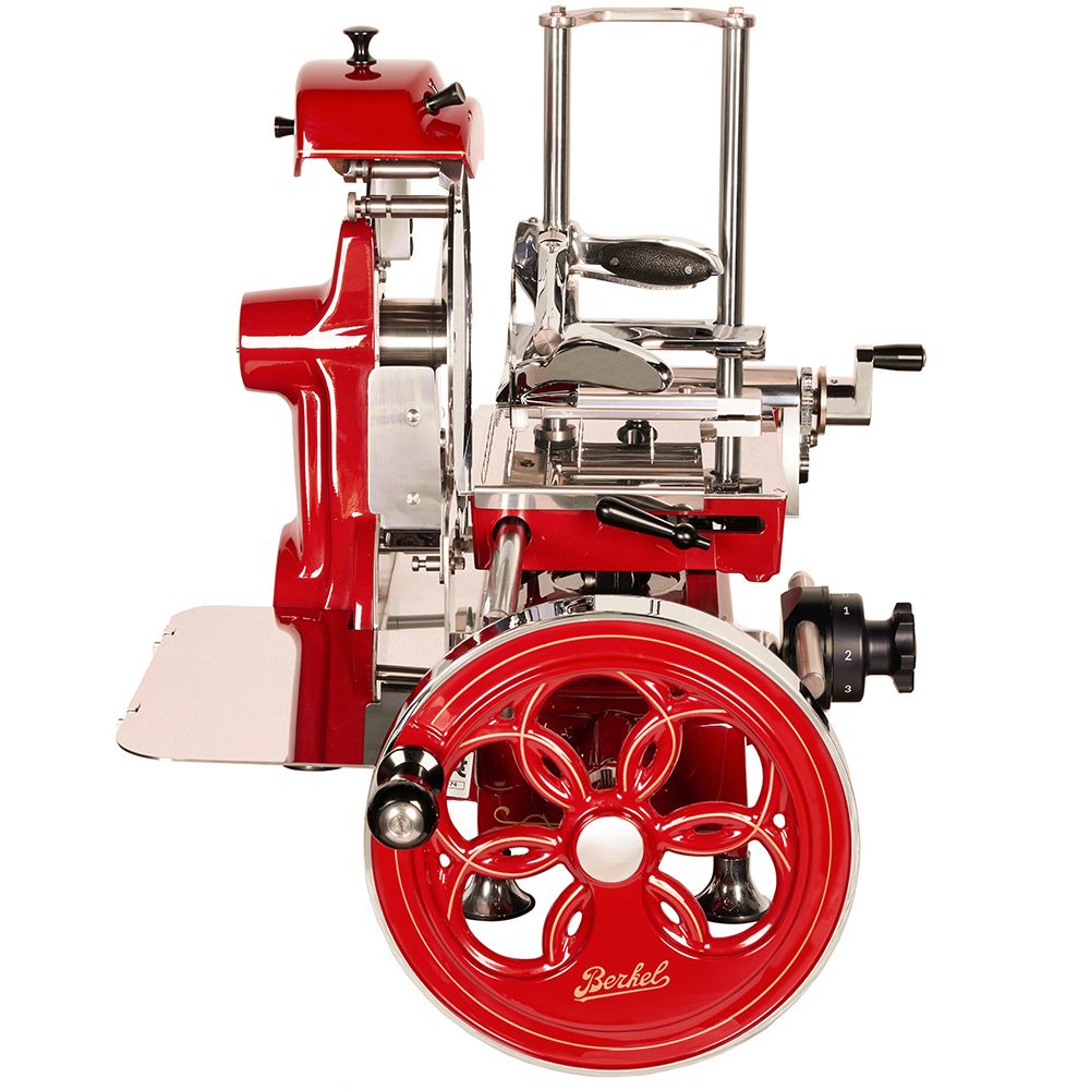 Affettatrice manuale a volano domestica B2 Rosso