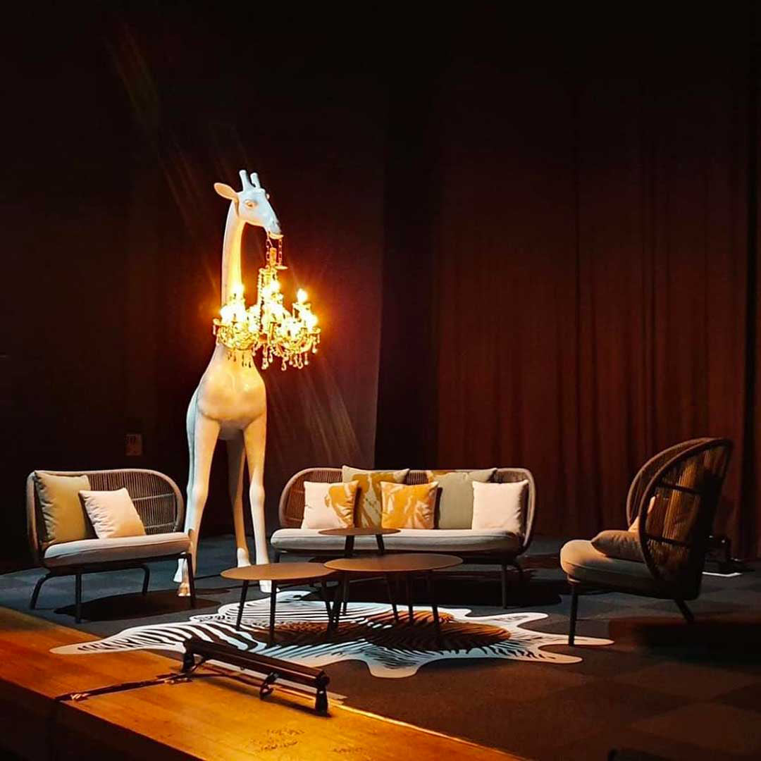 Giraffe in Love Lamp M - Indoor White