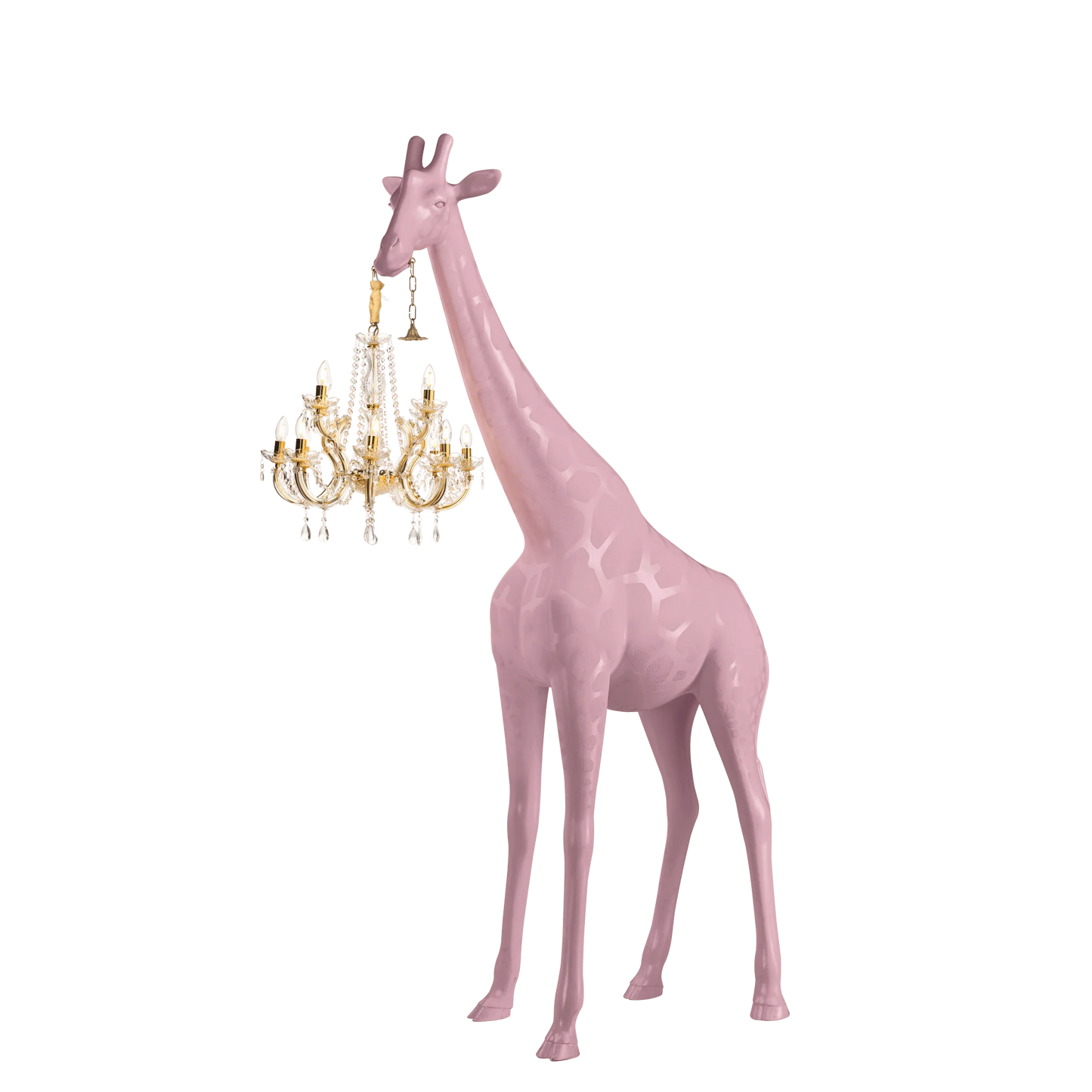 Giraffe in Love Lamp M - Indoor Pink