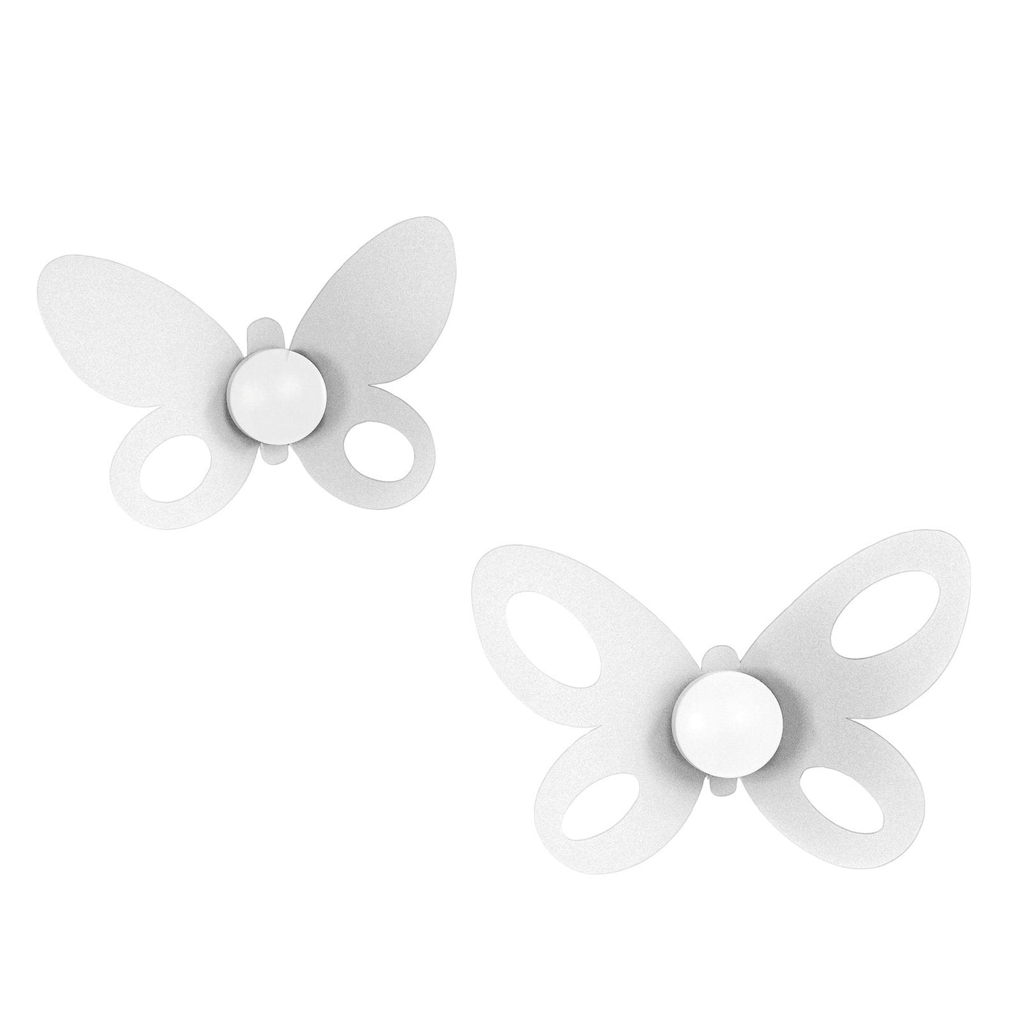 Set ganci appendiabiti di design Butterfly (2pz) Arti E Mestieri