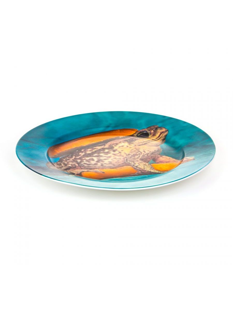 Piatto In Porcellana Toiletpaper Â Cm.27 - Rospo Seletti