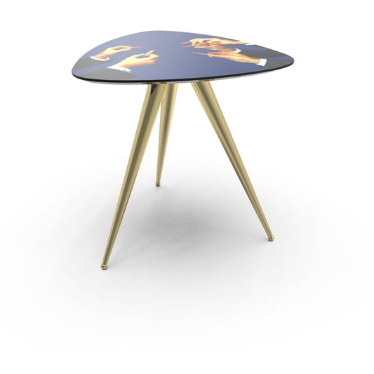 Tavolino Legno Gambe Metallo Toiletpaper - Lipsticks