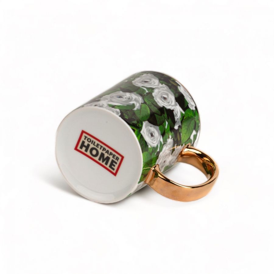 Tazza In Porcellana Toiletpaper Home - Roses Seletti