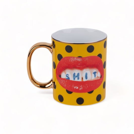 Tazza In Porcellana Toiletpaper Home - Shit