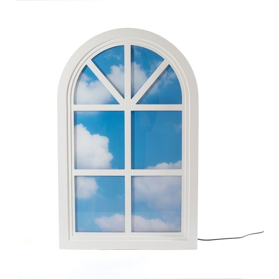 Grenier Window Lampada In Legno E Acrilico