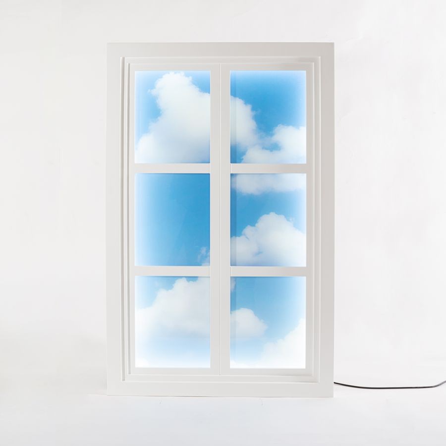 Suite Window Lampada In Legno E Acrilico