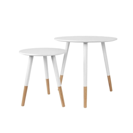 Set Tavolini Graceful Bianco