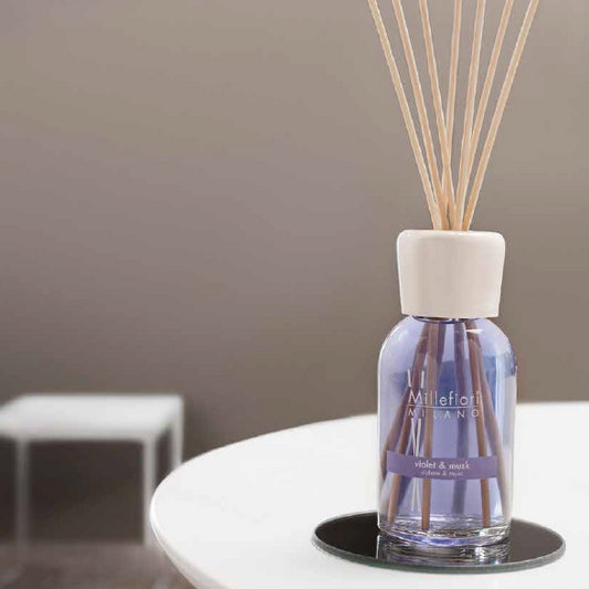 Diffusore A Bastoncini Millefiori Milano 250 Ml Violet & Musk Millefiori Milano