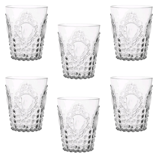 6 Bicchieri Acqua baroque & Rock