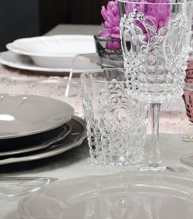 6 Bicchieri Acqua baroque & Rock