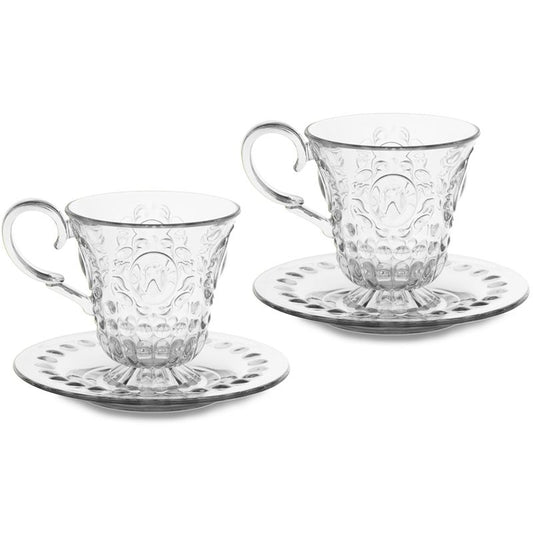 Set 2 Tazzina Caffe E Piattino
