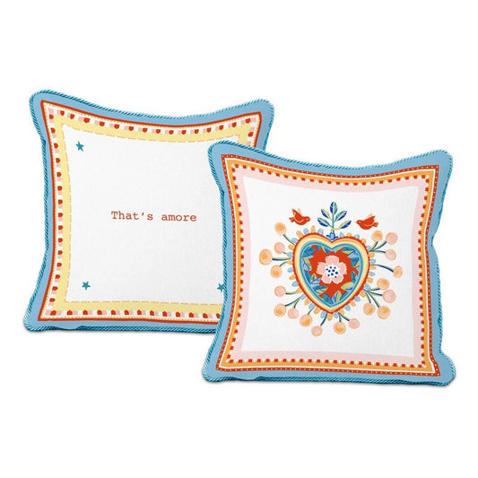 Cuscino Con Ricamo Mamma Mia - 45X45