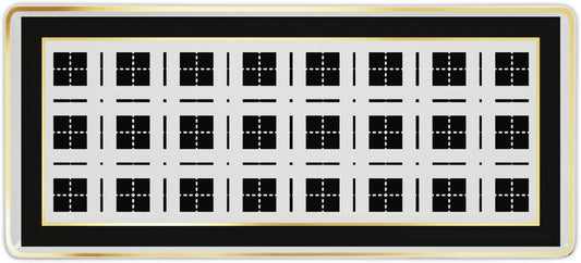 Vassoio Gourmet Rett 28,5X12,5 - Optical Baci Milano