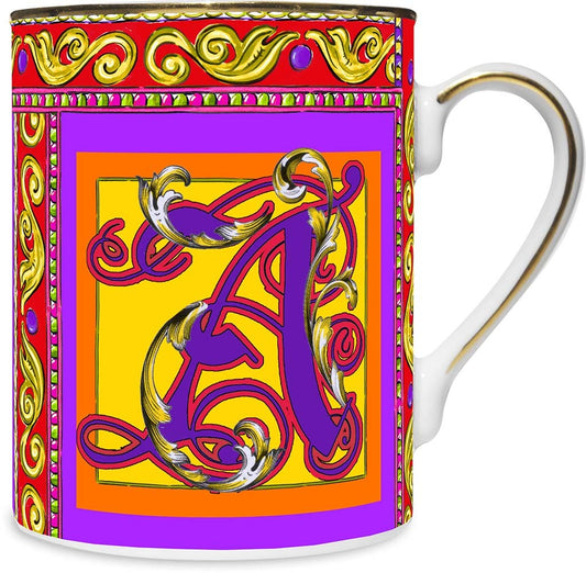 Mug Porcellana - Ortigia Lettera A