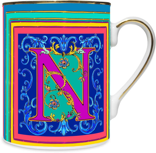 Mug Porcellana - Ortigia Lettera N