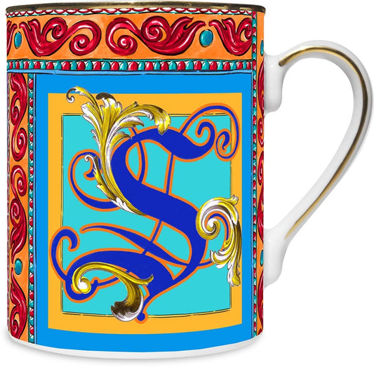 Mug Porcellana - Ortigia Lettera S